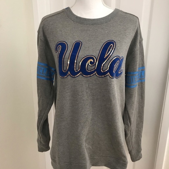PINK Victoria's Secret Tops - PINK UCLA Bruins Oversize Sweatshirt Sequin Logo